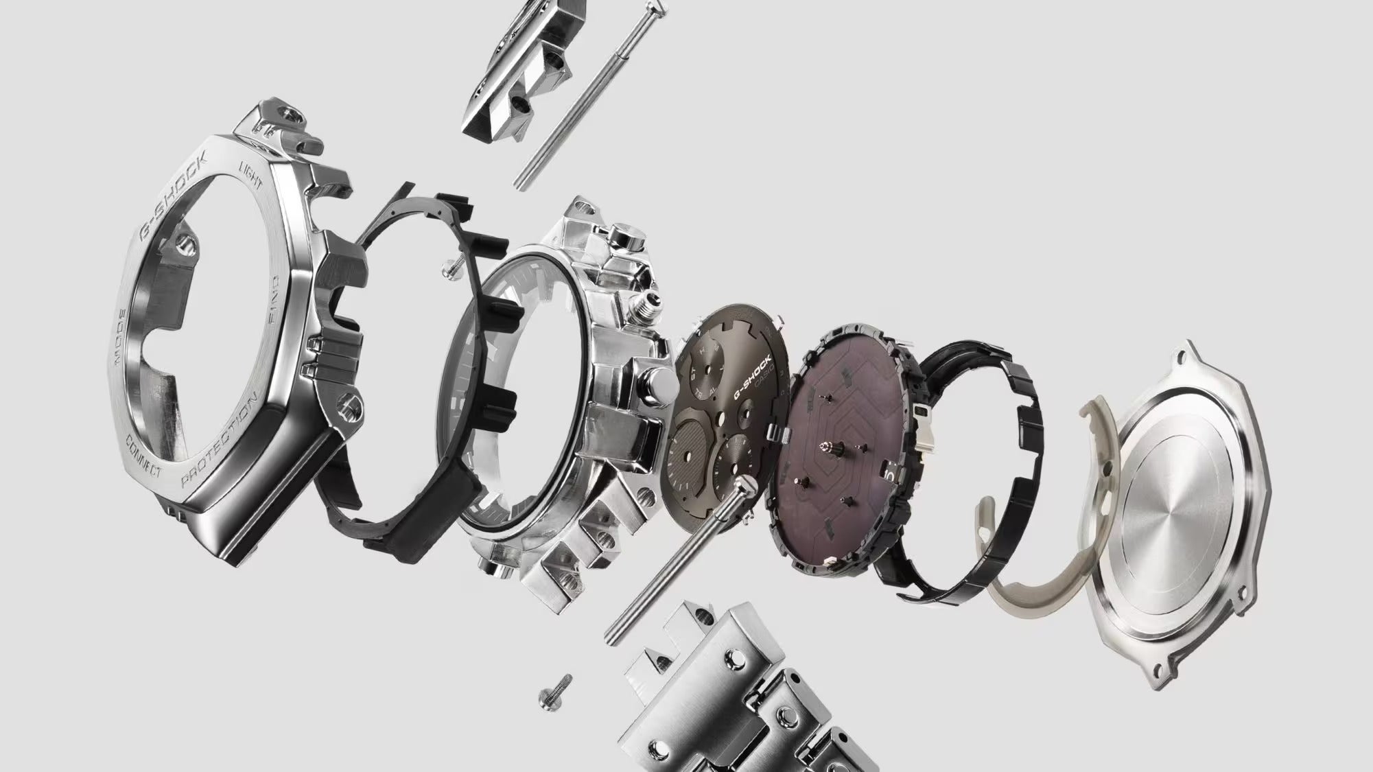 G-Shock Style Premium Metal Watch for Men Luxury Steel Analog Watch Waterproof Sports Watch India